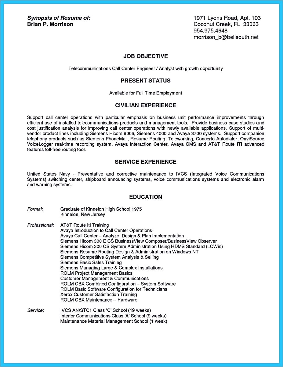 Sample Resume for Call Center Agent with Experience Impressing the Recruiters with Flawless Call Center Resume