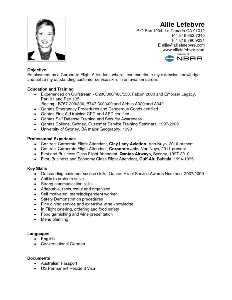 flight attendant sample resume entry level medical assistant is cv skills corporate