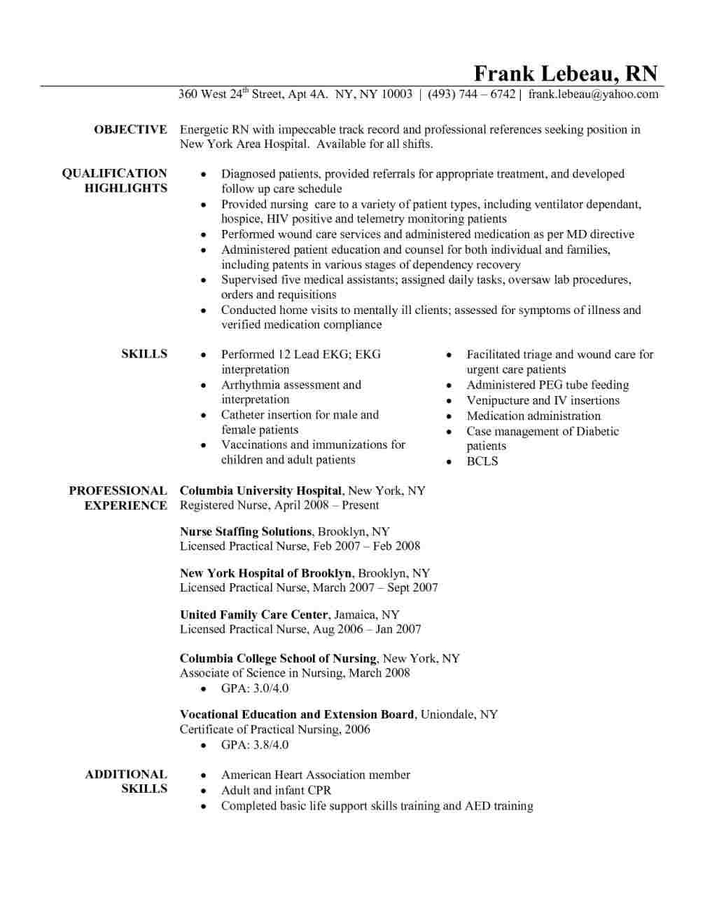 resume sample for nurse applicant new grad sraddmerhsraddme s with no experience blackdgfitnesscorhblackdgfitnessco s resume sample for nurse jpg