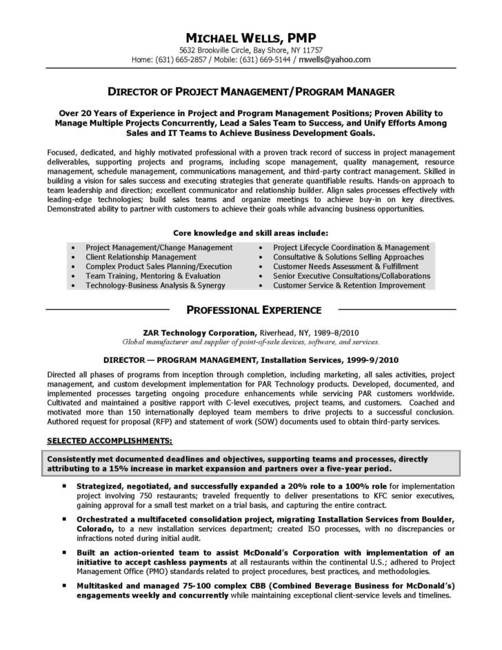 procurement resume sample