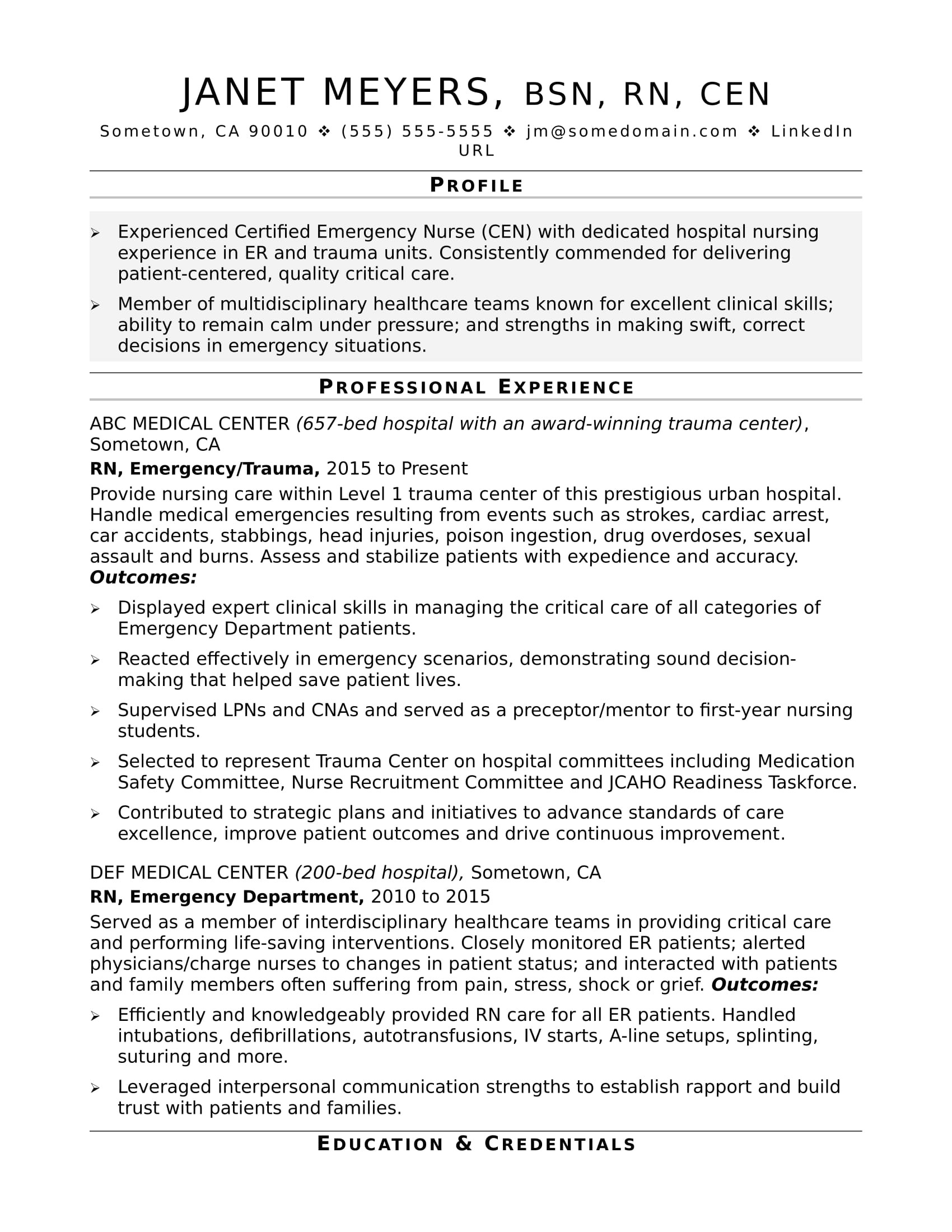 Sample Resume for Staff Nurse Position 1 Sample Resume for Staff Nurse Position Hospital Nurse Resume Sample Monster Com