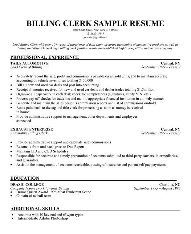 produce clerk resume