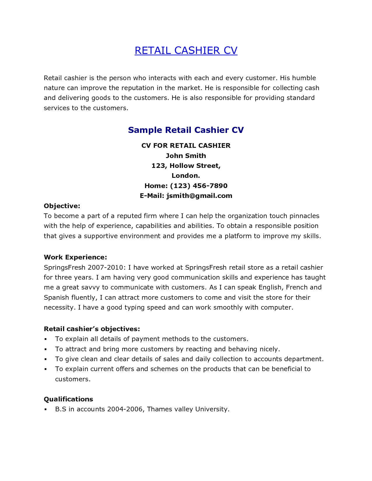 Sample Resume for Store Clerk Sample Resume for Store Clerk Resume Ideas
