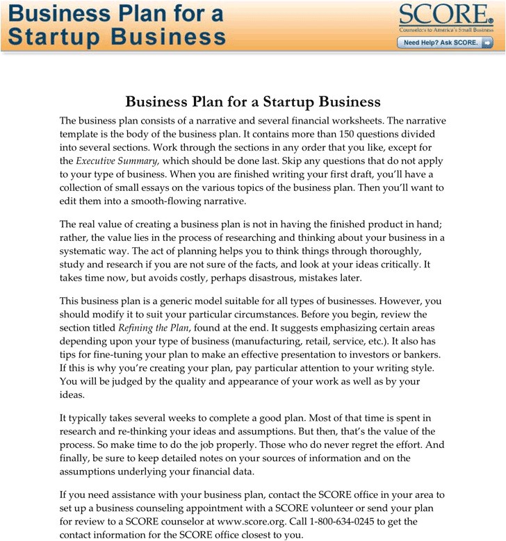 sbagov business plan template