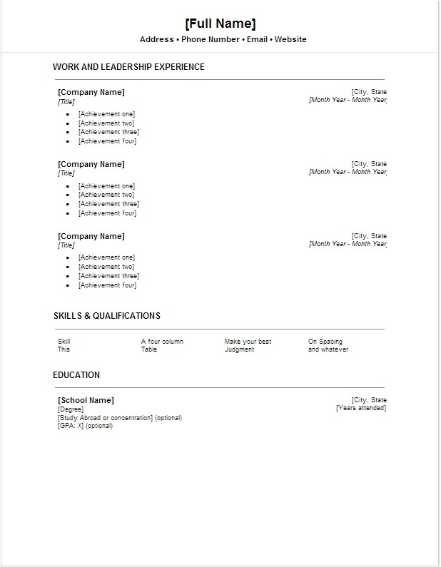 simple pro free resume download