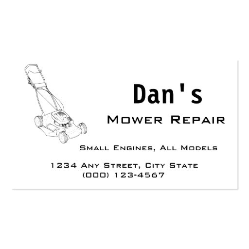 mower and small engine repair business card 240235420177221252
