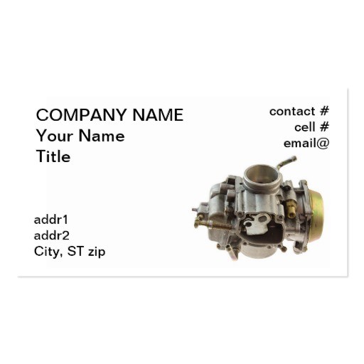 small engine carburetor business card template 240256891711509529