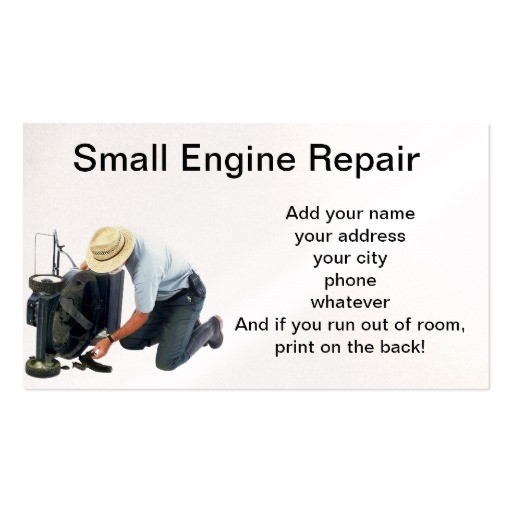 small engine repair business card template 240072339735052728