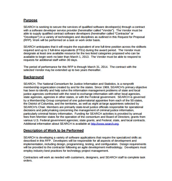 Software Development Proposal Template Doc 13 software Development Proposal Templates to Download