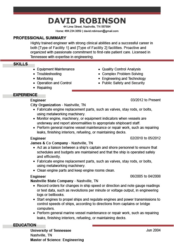 current resume styles template