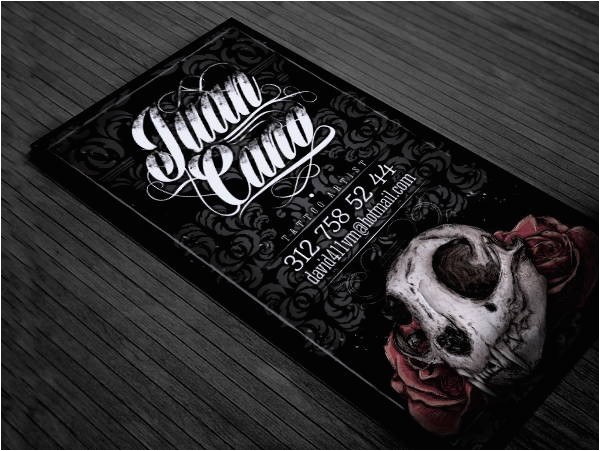 tattoo business cards