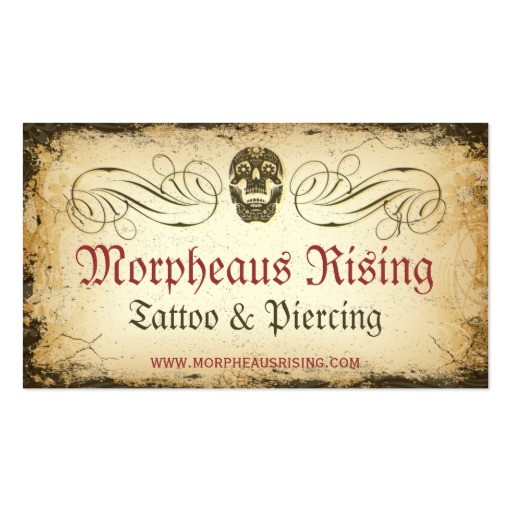 tattoo businesscards