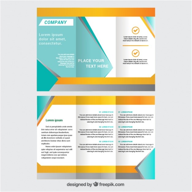 trifold brochure template 962196