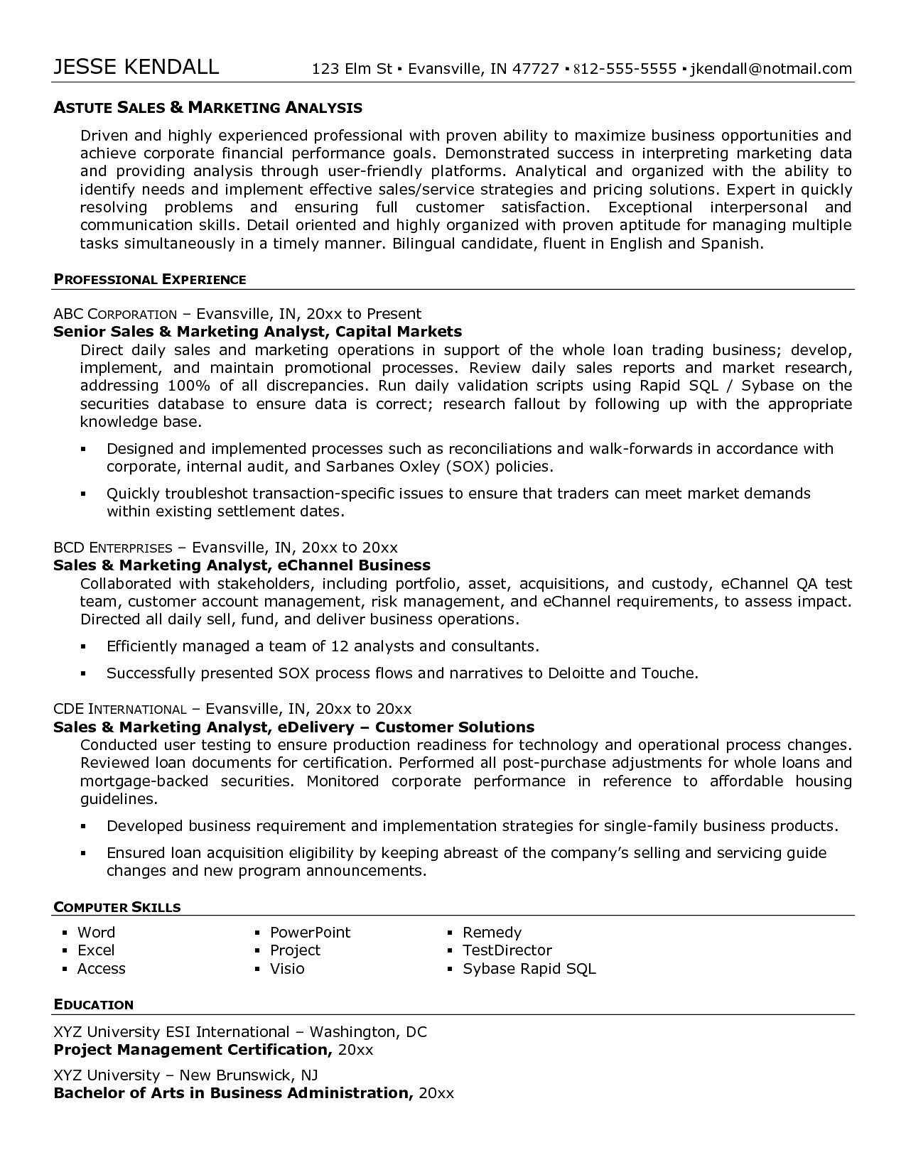 Test Manager Resume Template 1 Test Manager Resume Template 12 Unique Test Manager Sample Resume Resume Sample Ideas