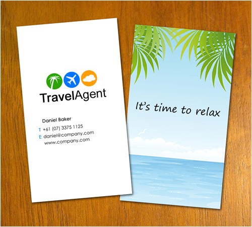 travel agent business card 191096942