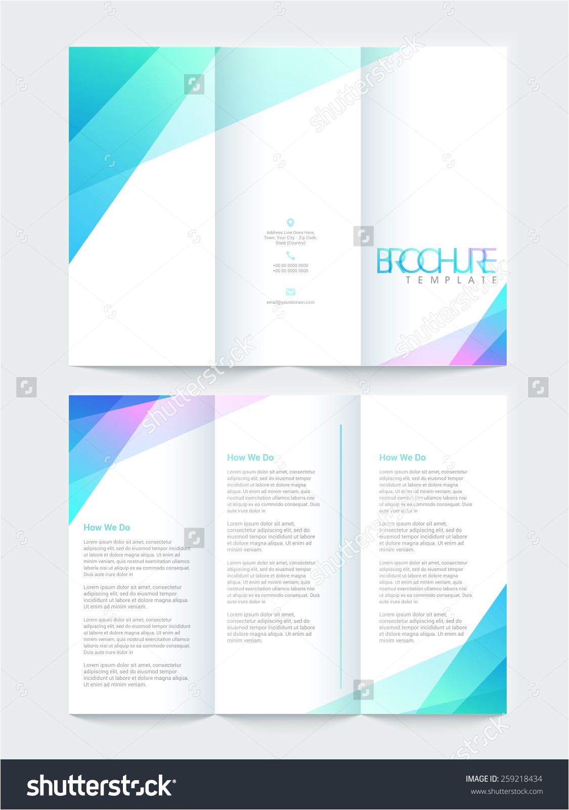 pages brochure template