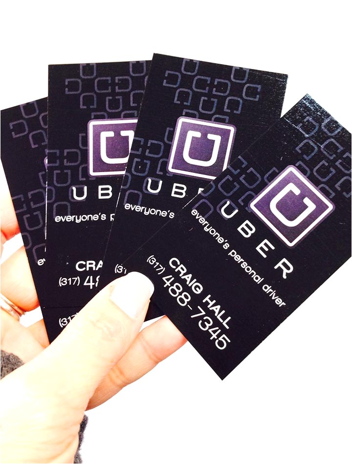 uber partner business cards