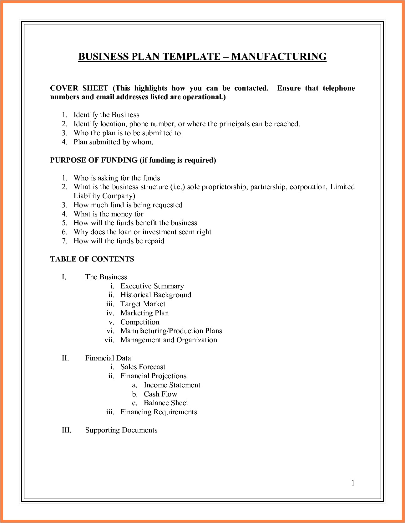 9 film production company business plan template