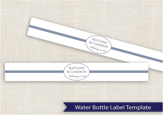 Water Bottle Labels Template Avery Diy Water Bottle Label Template for Avery 22845 by