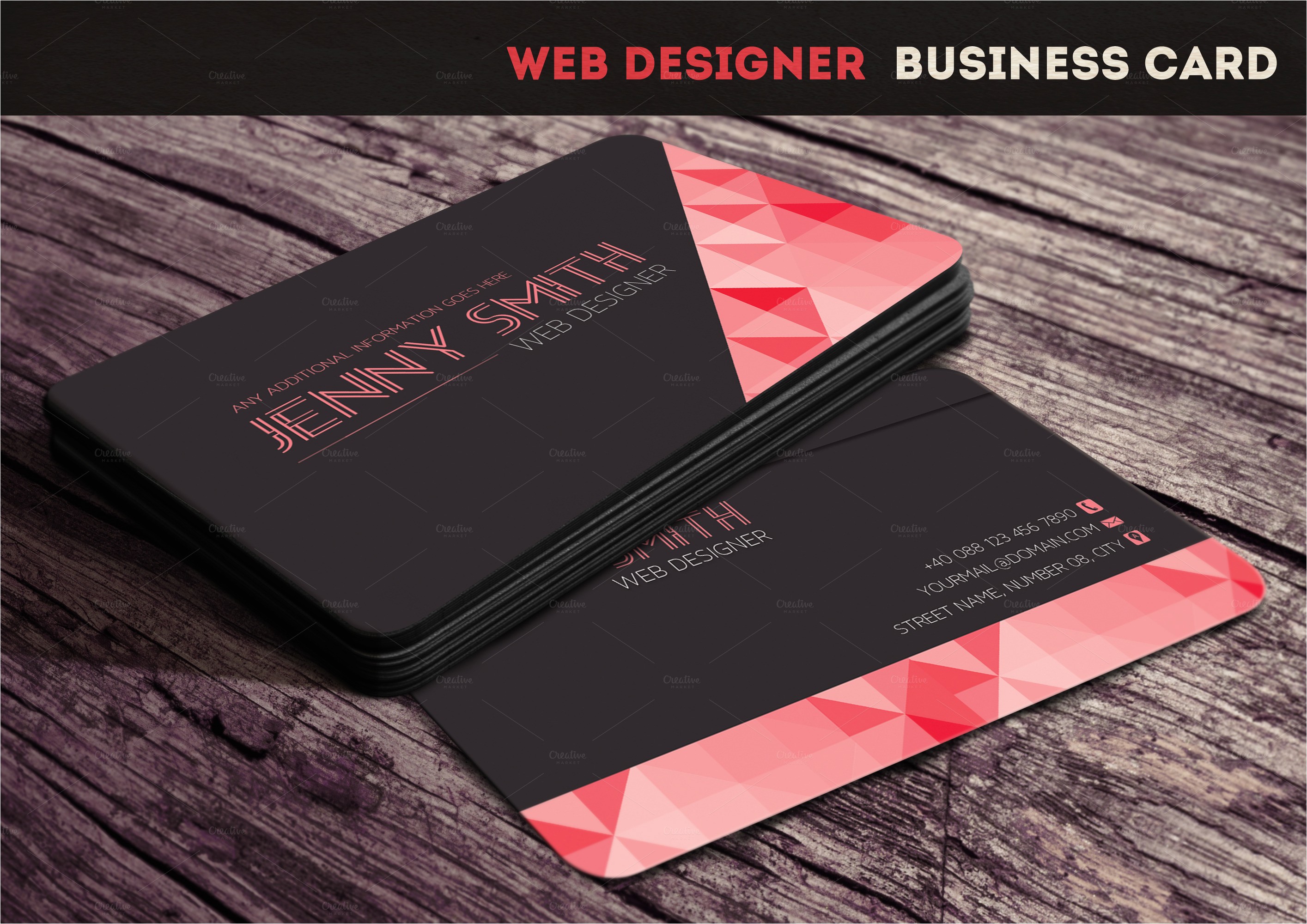 65279 web designer business card