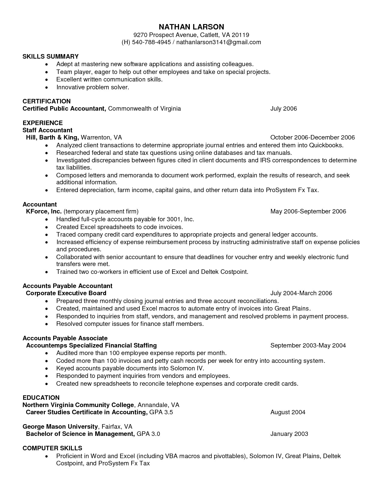 resume templates open office