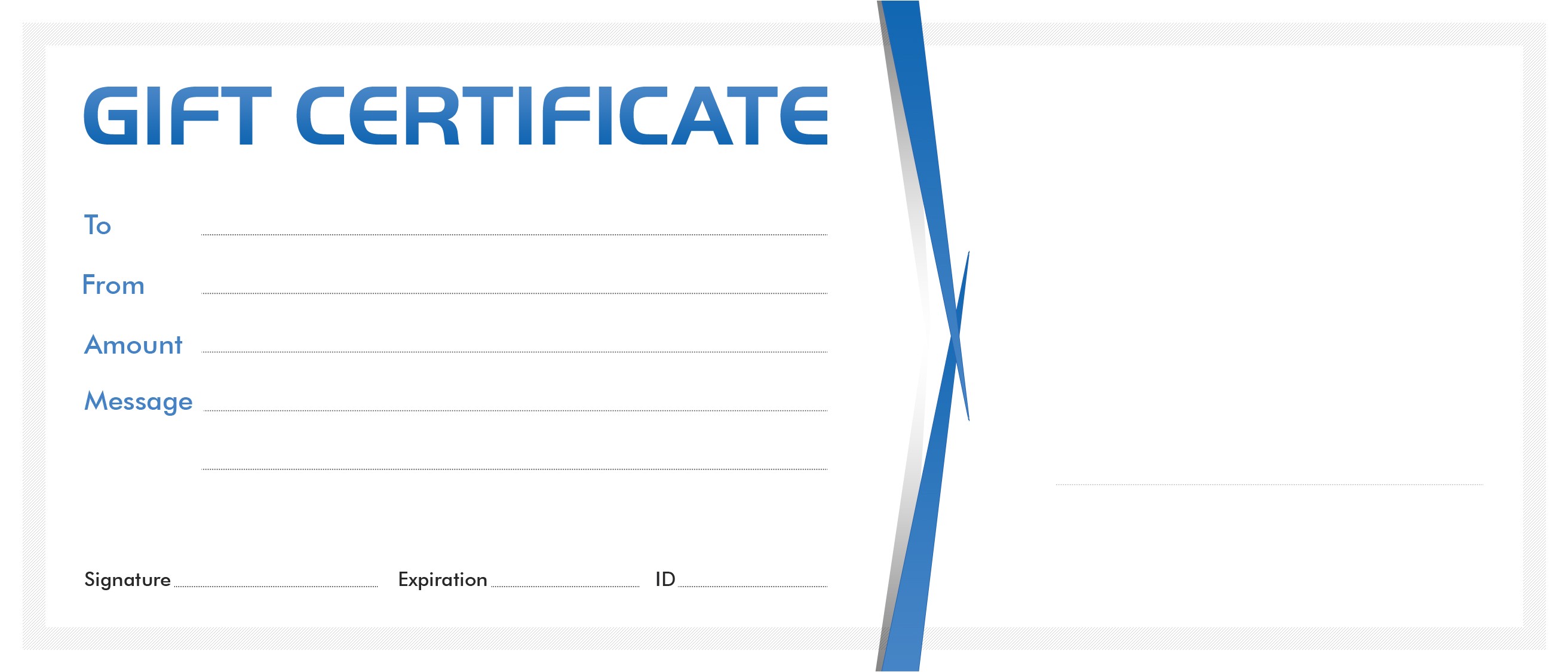 business gift certificate template 324