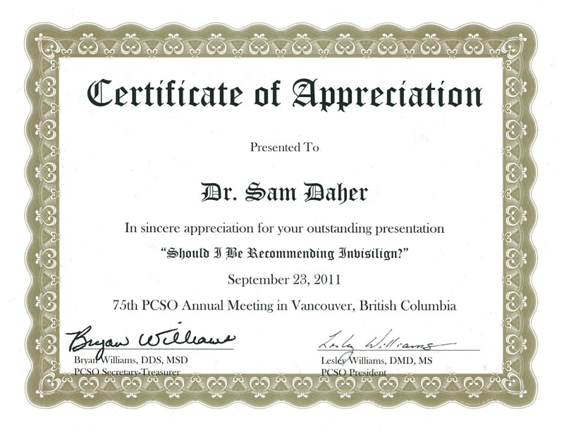 Certificate Of Appreciation for Speakers Template Appreciation Certificate Certificate Templates