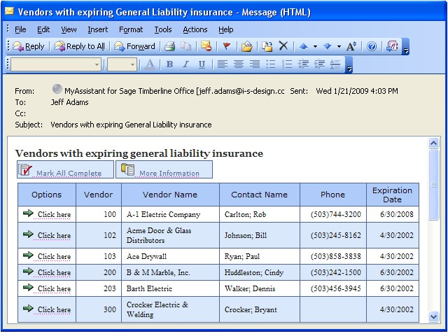 general liability insurance certificate