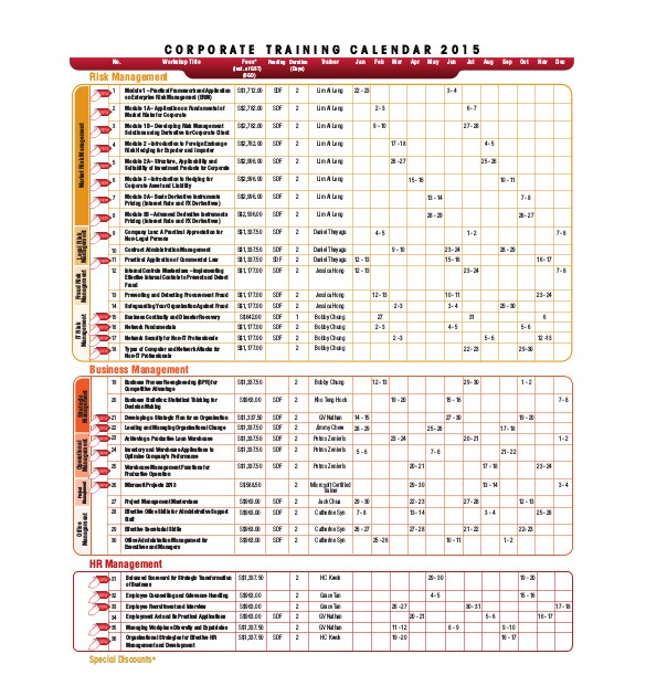 Corporate Training Calendar Template Training Calendar Template 25 Free Word Pdf Psd