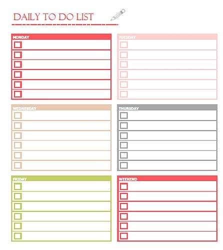post daily printable weekly to do list 383163