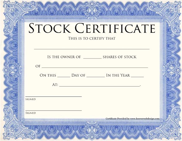 Electronic Stock Certificate Template 21 Share Stock Certificate Templates Psd Vector Eps