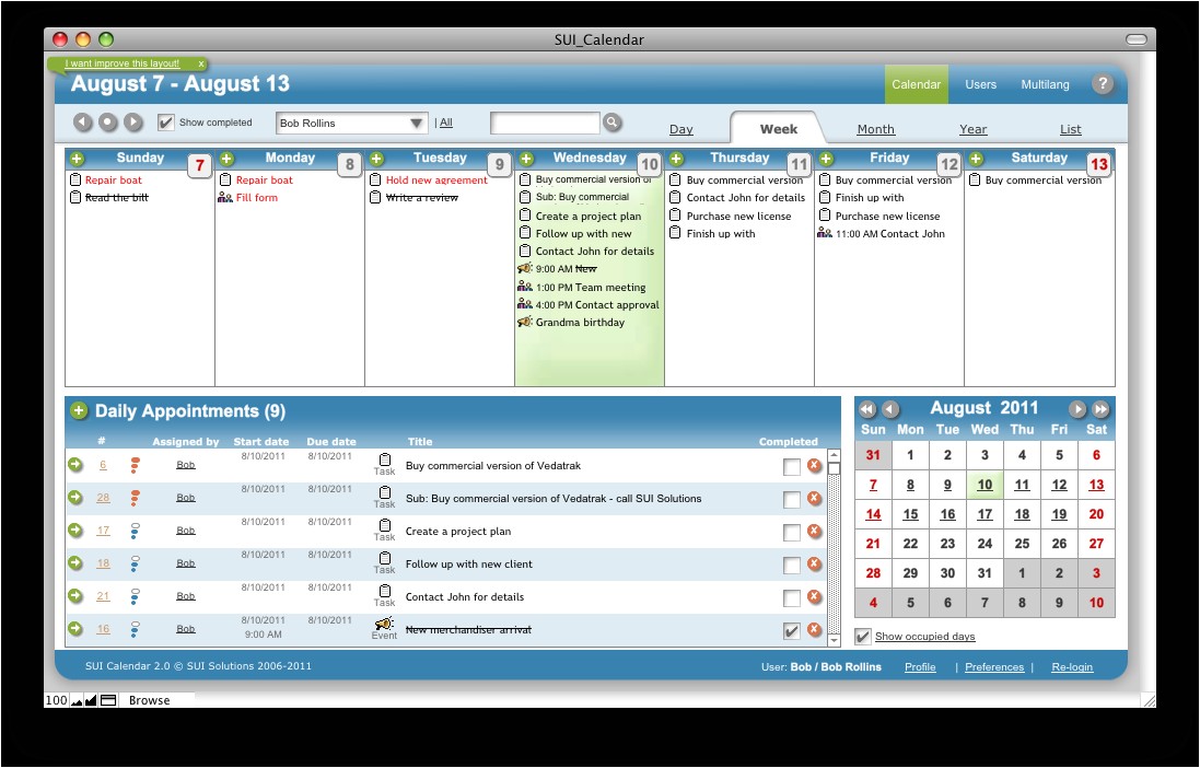 Filemaker Calendar Template Free Sui Calendar A Filemaker Pro Calendar Template Available