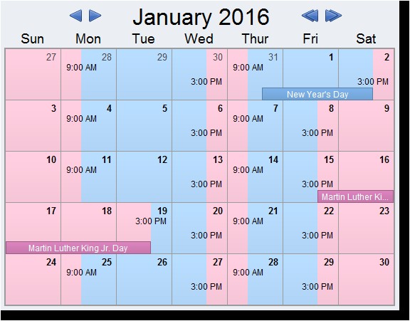 printable visitation calendar