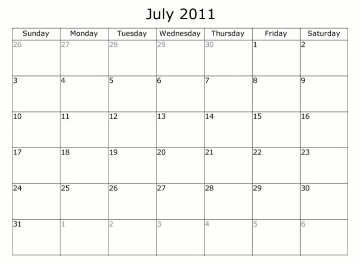 create your own calendar template
