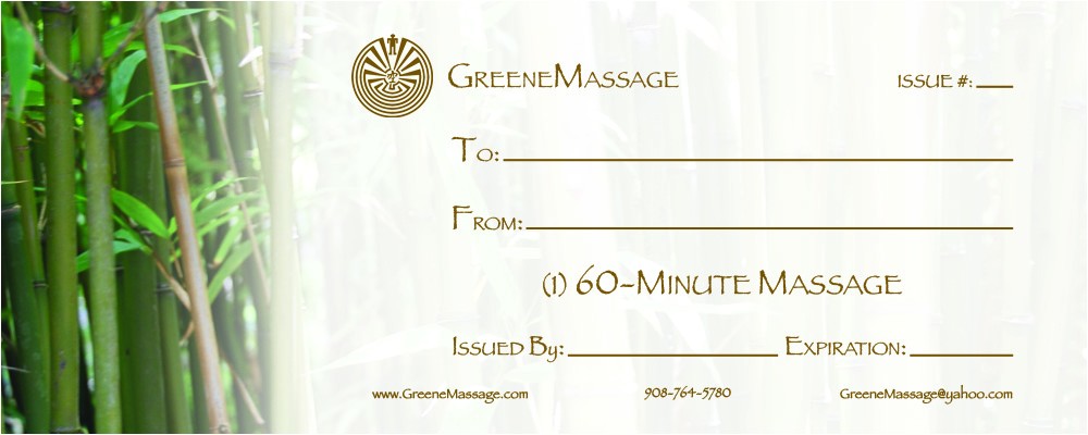 free printable gift certificate templates for massage