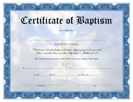 Free Water Baptism Certificate Template 10 Best Projects to Try Images On Pinterest Certificate