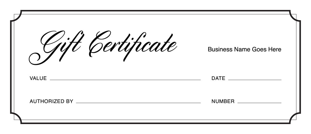 Gift Certificate Template Free Download Gift Certificate Templates Download Free Gift