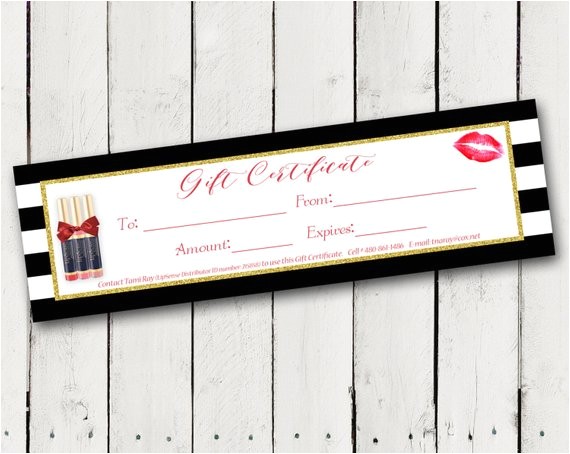 Lipsense Gift Certificate Template Free Lipsense Gift Certificates for Lipsense Distributors