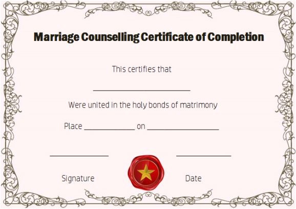 certificateof completion