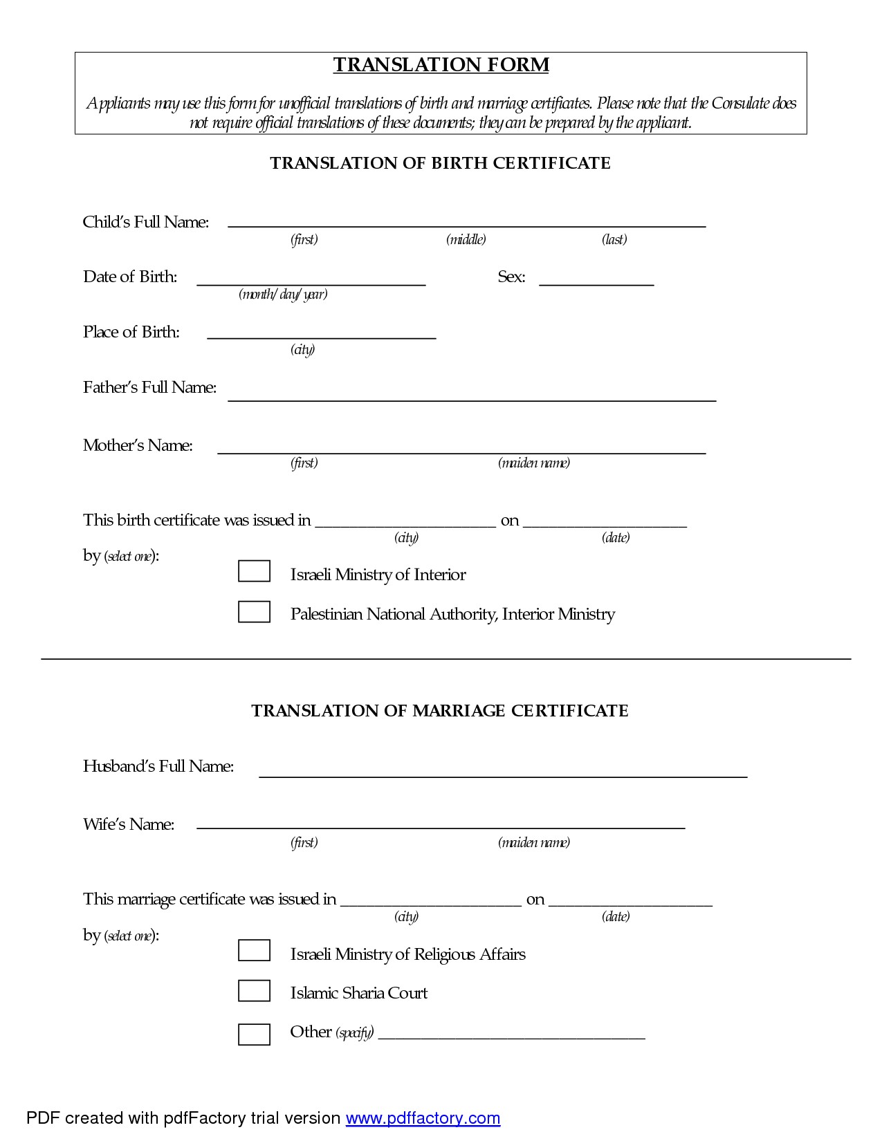 post mexican marriage certificate translation template 492671