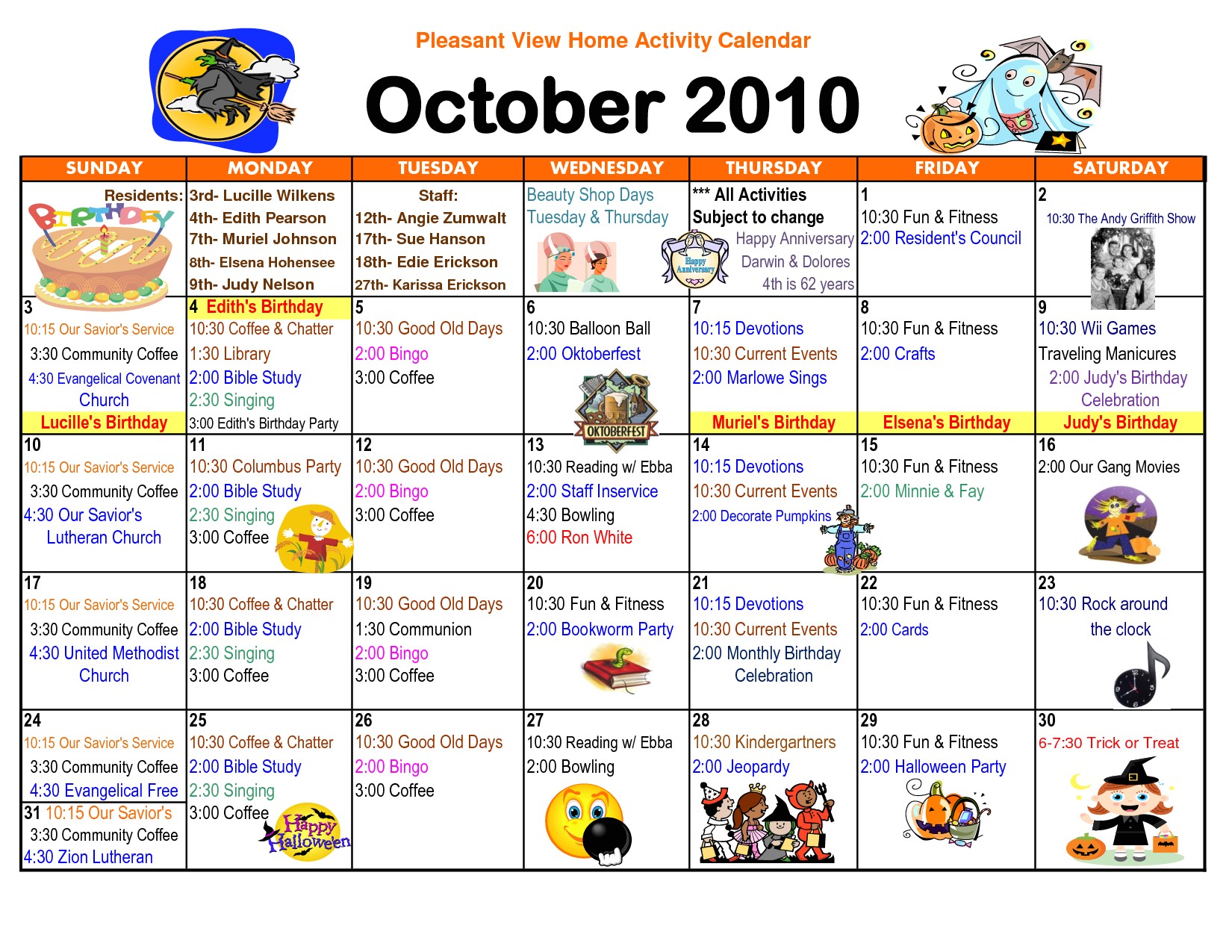 post weekly activity calendar template 374739