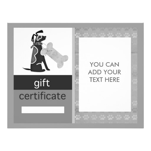 full page gift certificate template