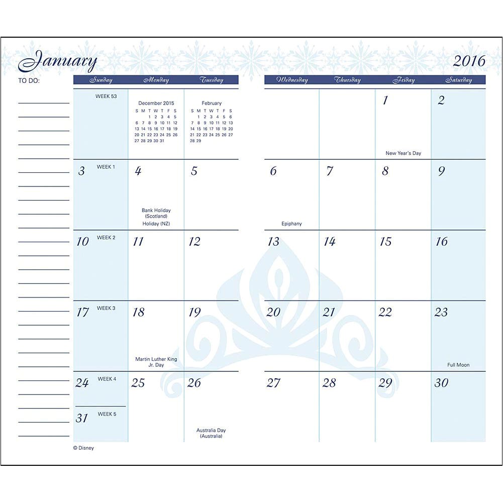 free printable pocket monthly calendar 2016