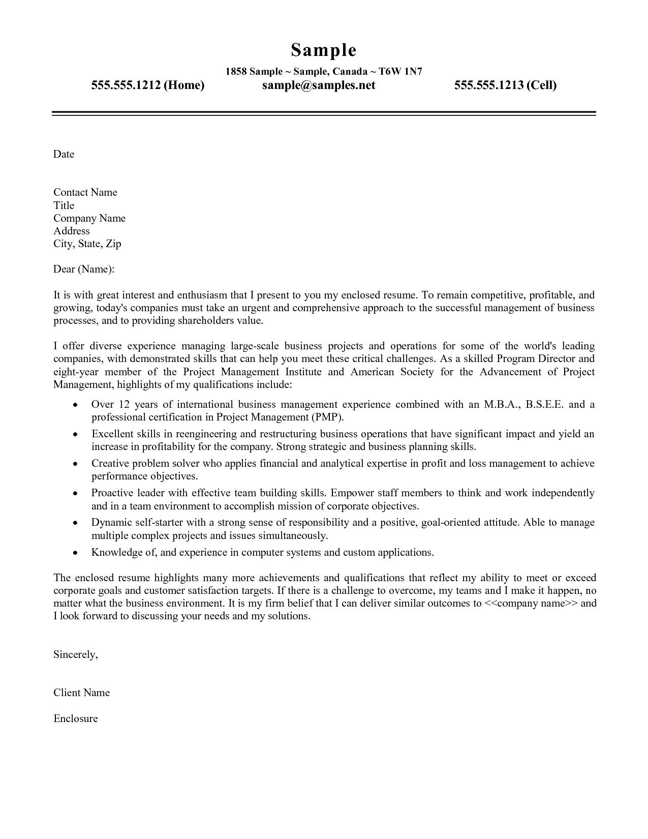 microsoft word cover letter template 2