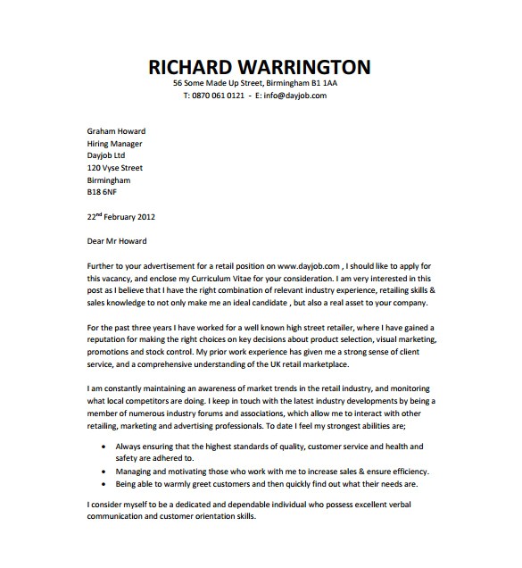 Template for Cover Letter for Job 51 Simple Cover Letter Templates Pdf Doc Free