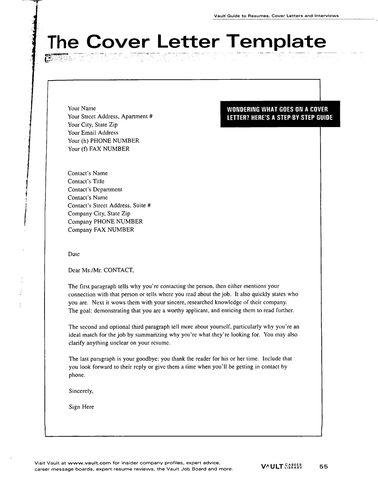 Template for Resume Cover Letter Examples Of Covering Letters Template