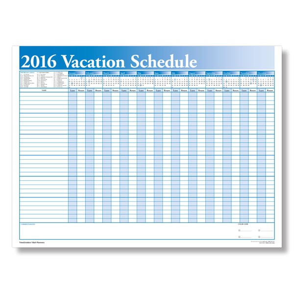 employee vacation request calendar 2013