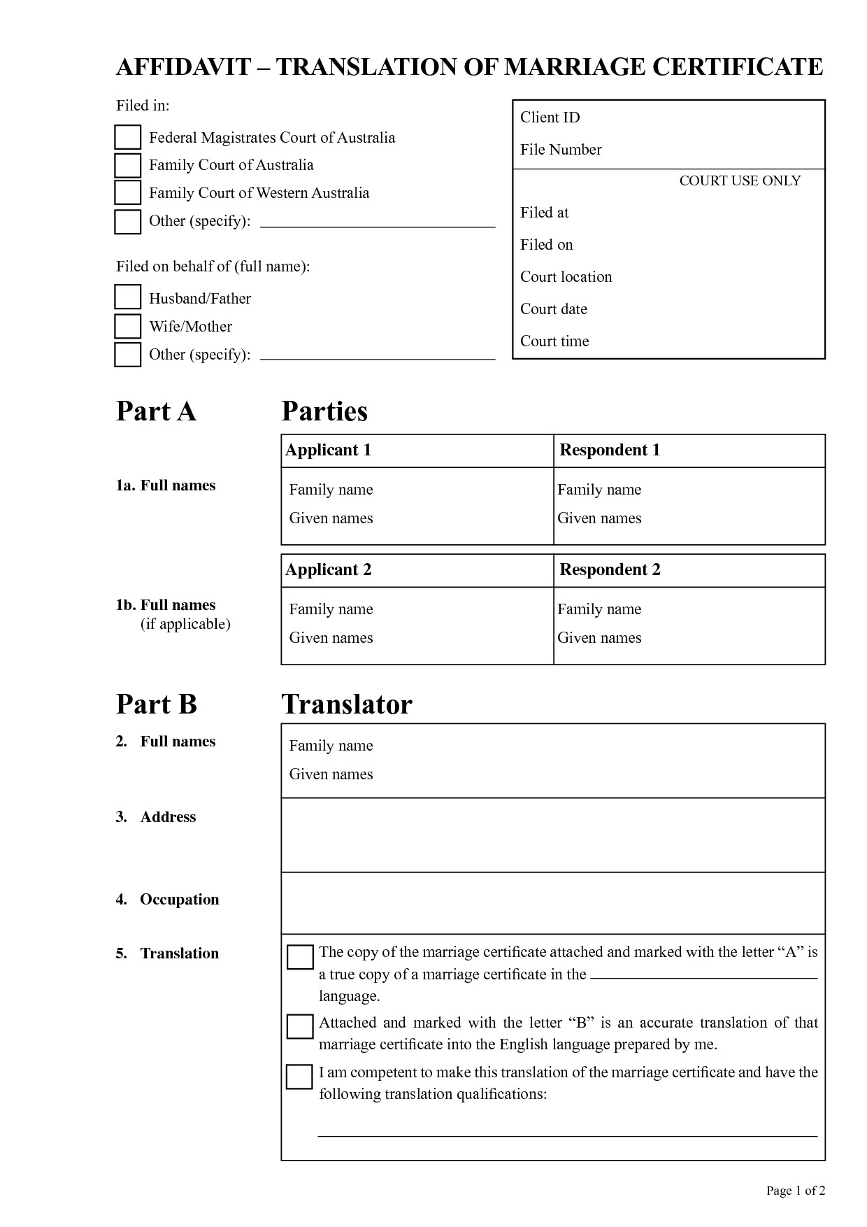 post mexican marriage certificate translation template 492671