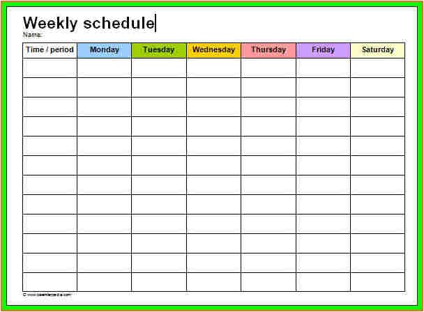5 work calendar template 2016