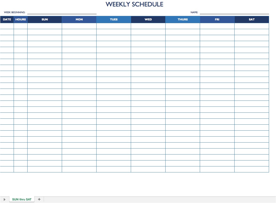free work schedule templates word and excel